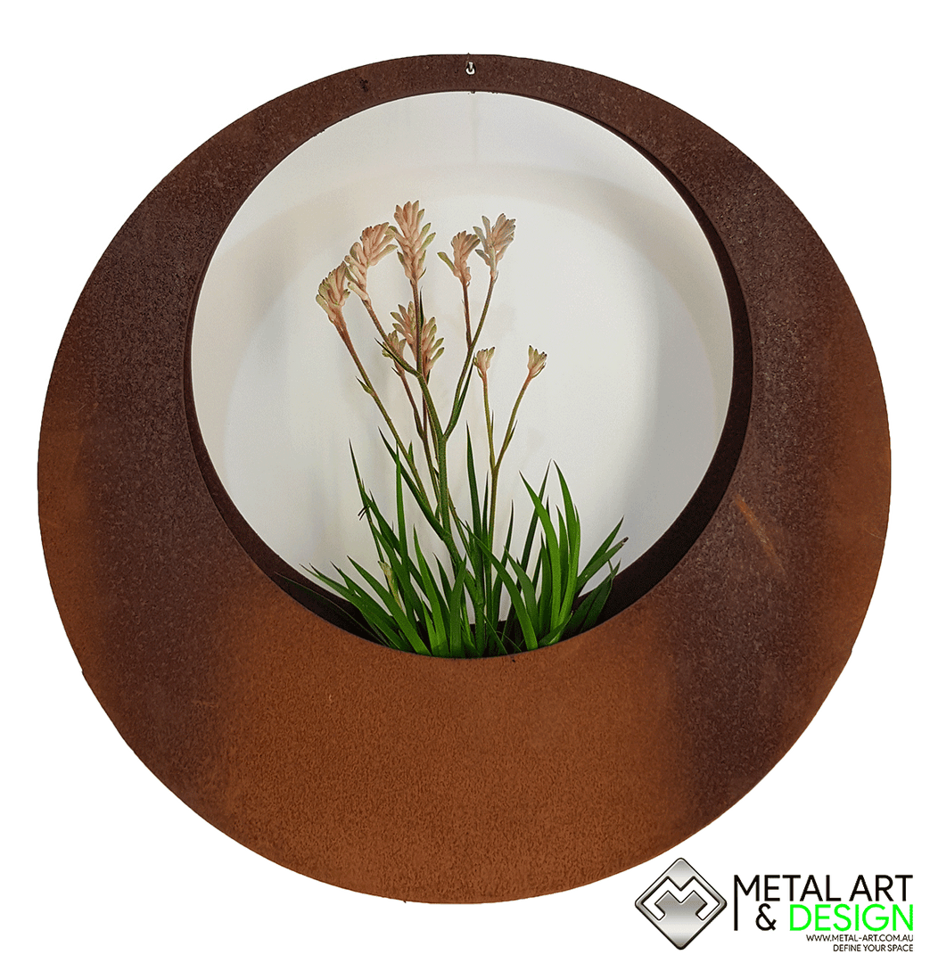 Circle hanging planter