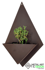 Load image into Gallery viewer, Diamond wall planter
