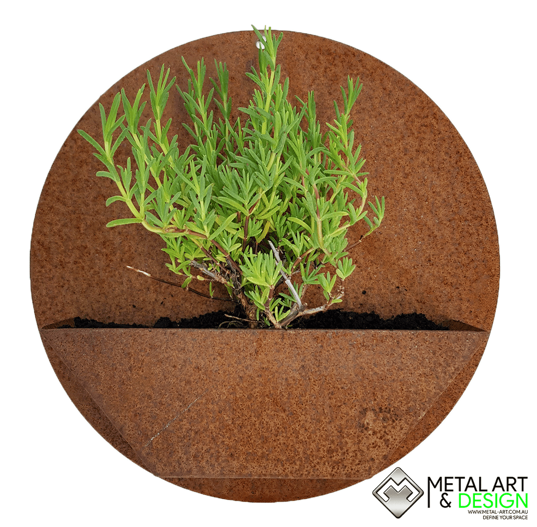 Circle wall planter