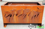 Load image into Gallery viewer, Gum Leaf rectangle fire pit
