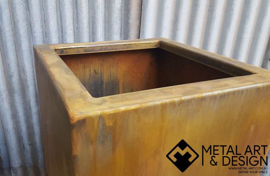 Corten Planter boxes