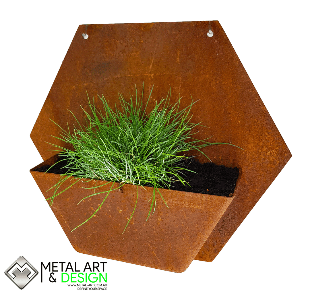 Hexagon wall planter