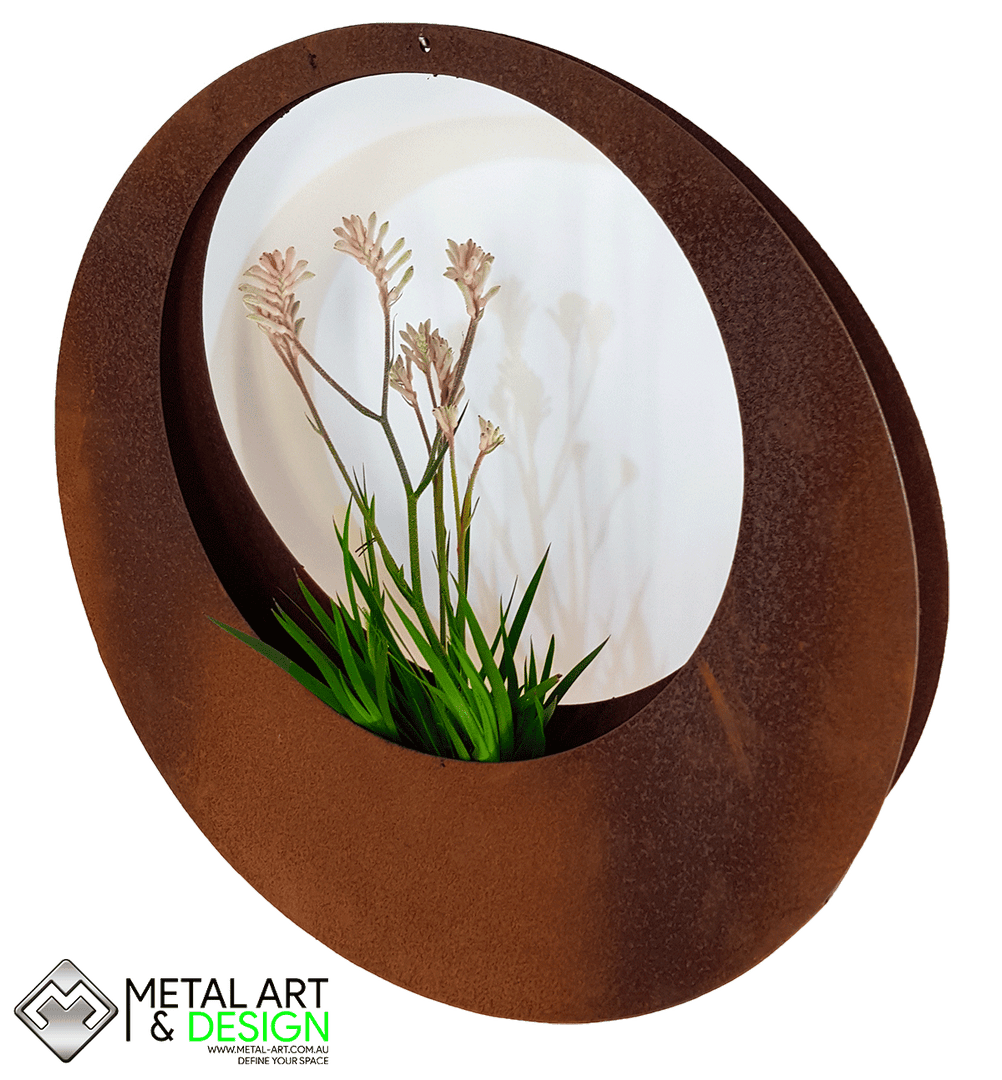 Circle hanging planter