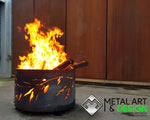 Load image into Gallery viewer, Gum leaf fire ring
