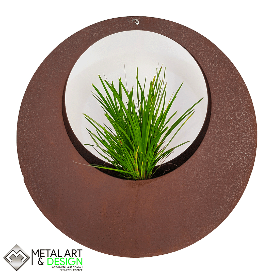 Circle hanging planter