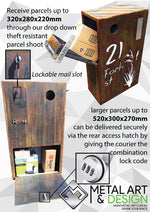 Load image into Gallery viewer, Parcel Modern Letterbox
