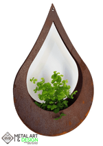 Load image into Gallery viewer, Teardrop hanging planter
