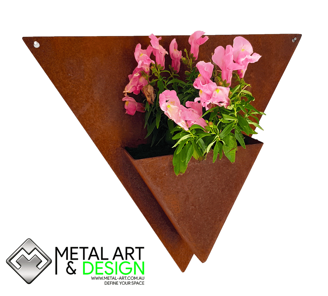 Triangle wall planter