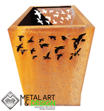 Load image into Gallery viewer, Hunting Scene rectangle fire pit
