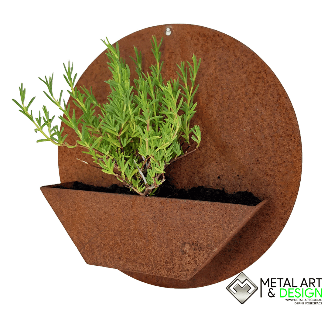 Circle wall planter