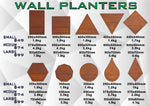 Load image into Gallery viewer, Diamond wall planter
